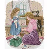 Daughter'S New Dress-14CT Stamped Cross Stitch 28*33cm/11.02*12.99in tapestrymarket