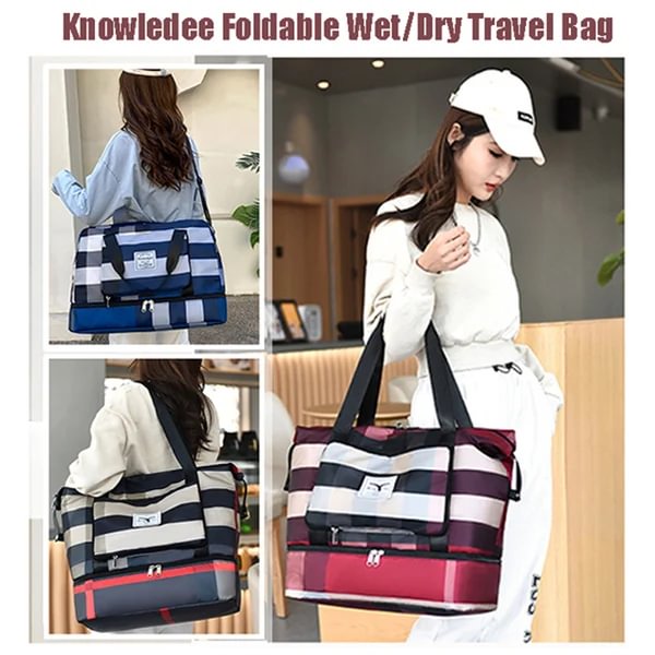 New Foldable Dry/Wet Separation Travel Bag