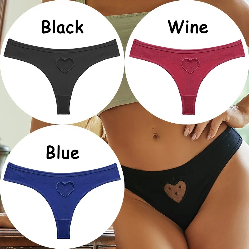 Billionm Lace Panties Cotton Women's Underwear Thong G-String Sexy Lingerie Soft Female Underpants Solid Color Pantys S-XL