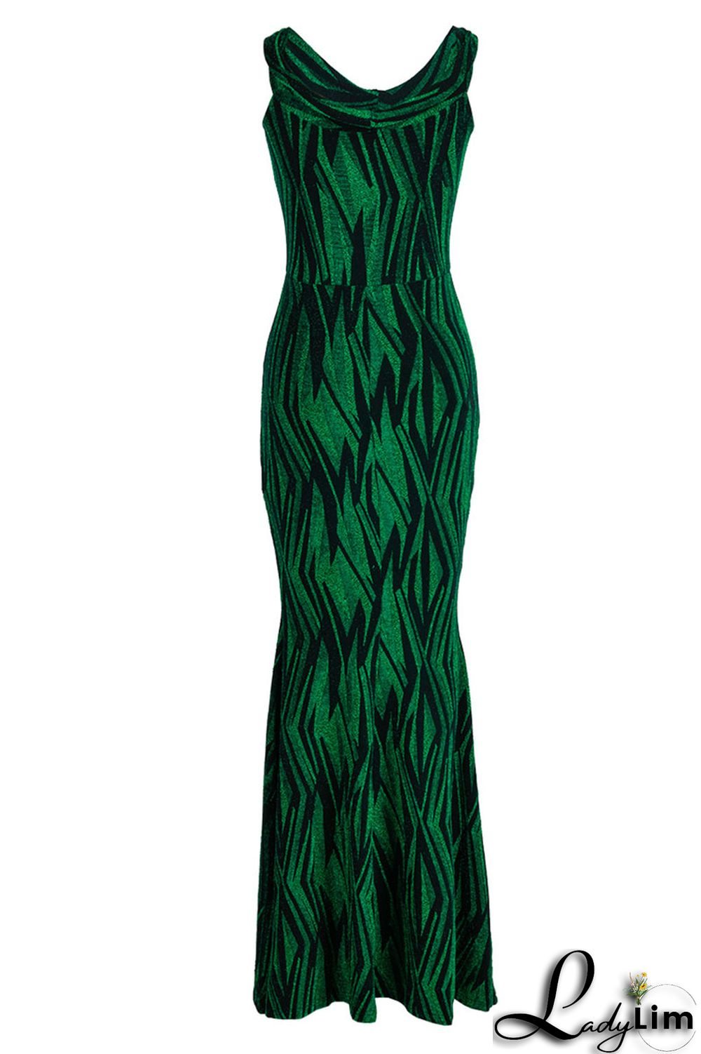 Gold Sexy Patchwork Off the Shoulder Off The Shoulder Dresses