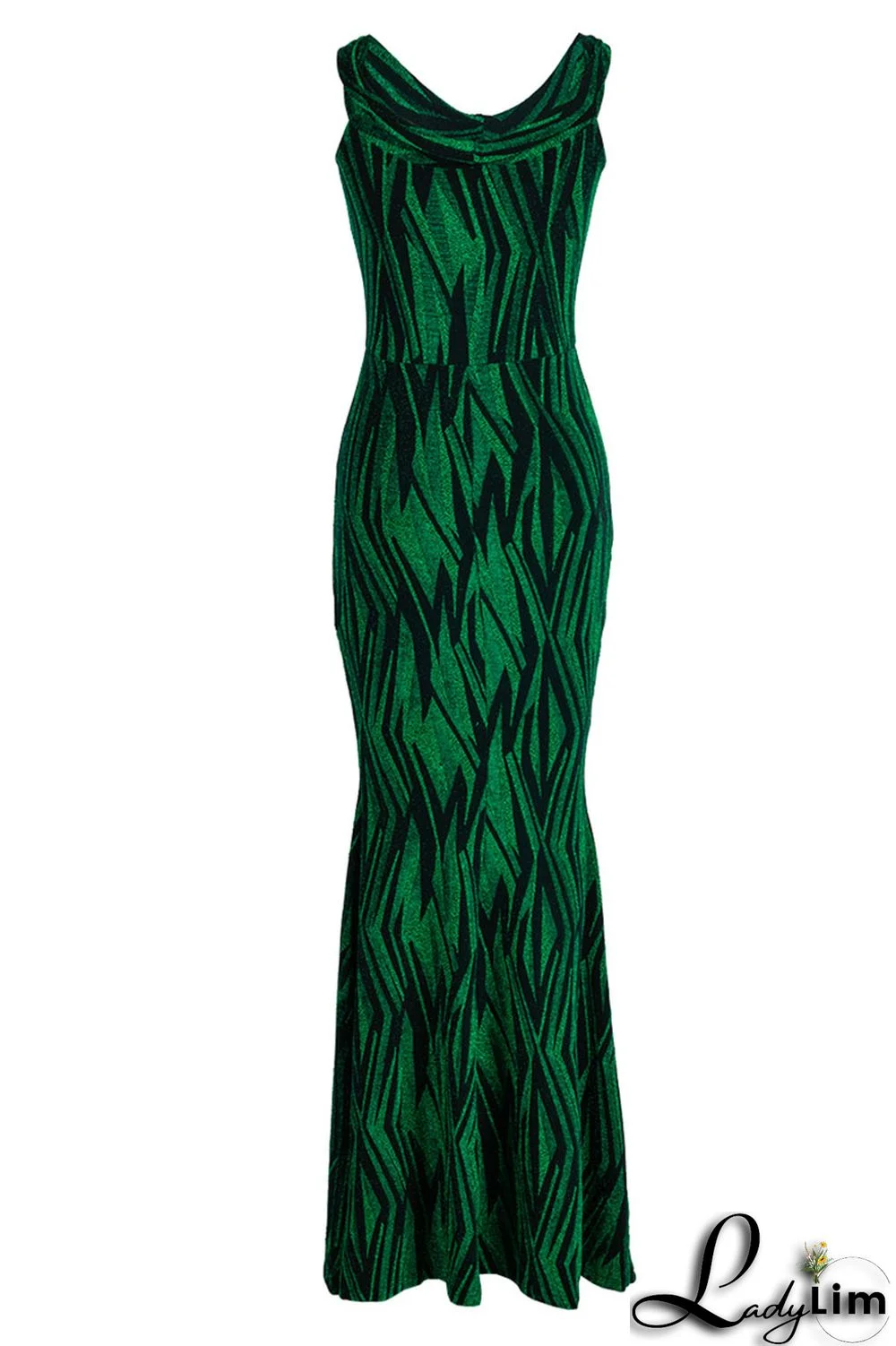 Gold Sexy Patchwork Off the Shoulder Off The Shoulder Dresses