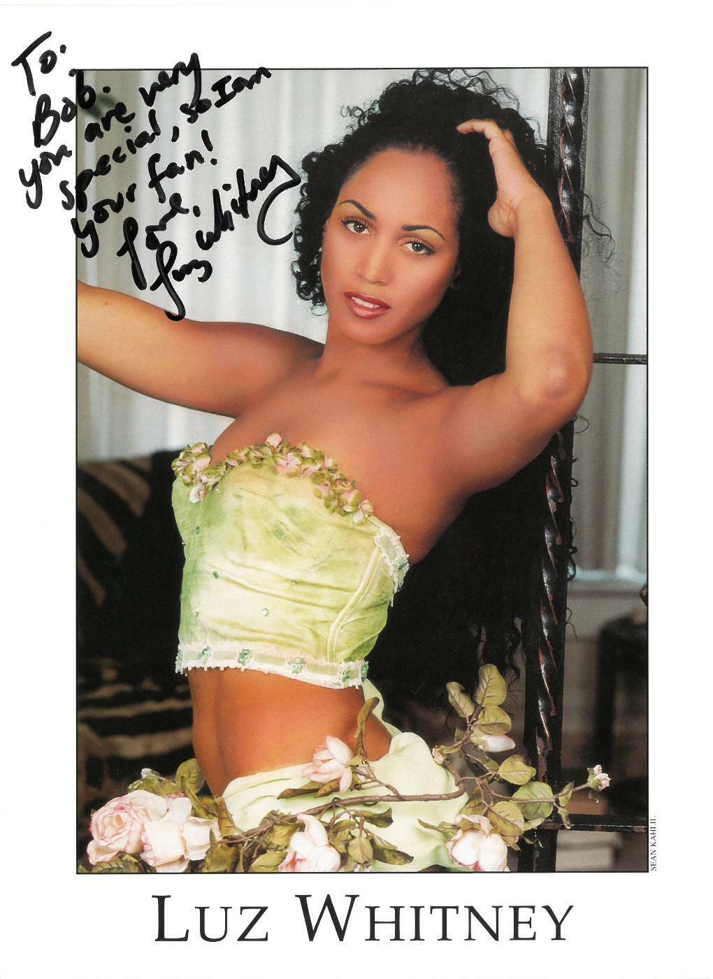 Luz Whitney Signed Authentic Autographed 6x8.5 Photo Poster painting PSA/DNA #B78916