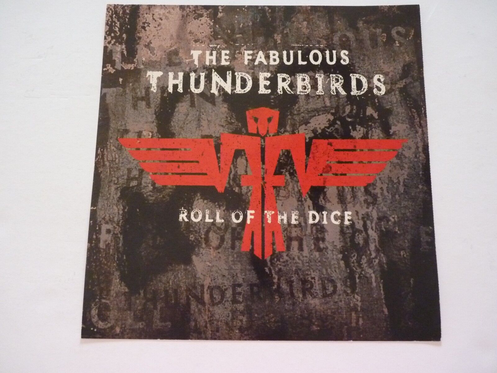 The Fabulous Thunderbirds Roll of the Dice LP Record Photo Poster painting Flat 12X12 Poster