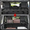 [US Local Warehouse] For 07-25 JK/JL Wrangler Molle Panel Rear Trunk Cargo Rack Interior Storage Basket Auto Luggage Frame Trunk Organizer Car Accessories
