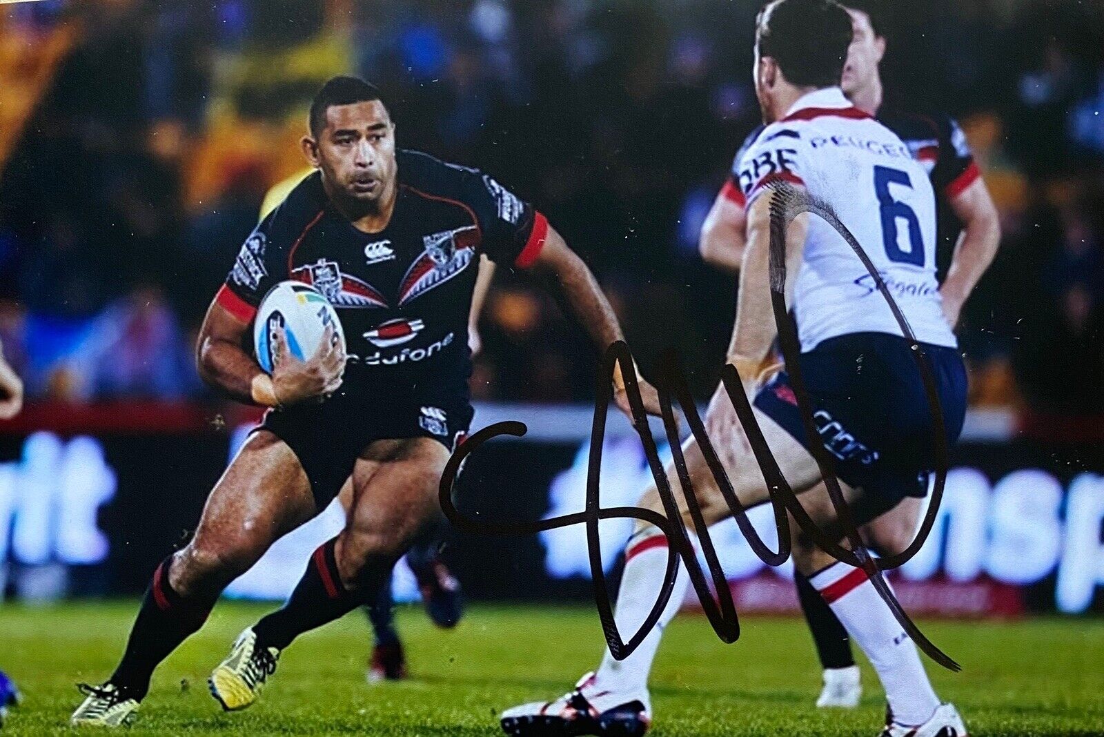 Sebastine Ikahihifo Genuine Hand Signed 6X4 Photo Poster painting - New Zealand Warriors 3