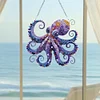 Diamond Painting Acrylic Octopus Diamond Painting Dots Hanging Pendant