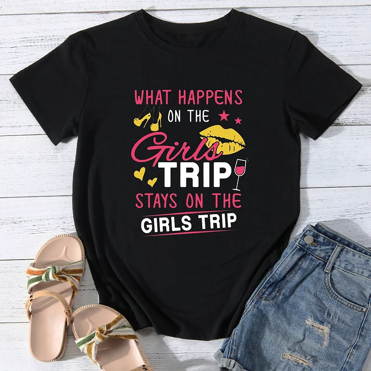 Stays On The Girls Trip T-Shirt-014216-Annaletters