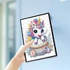 50 Pages DIY Unicorn Special Shaped Diamond Painting Notebook