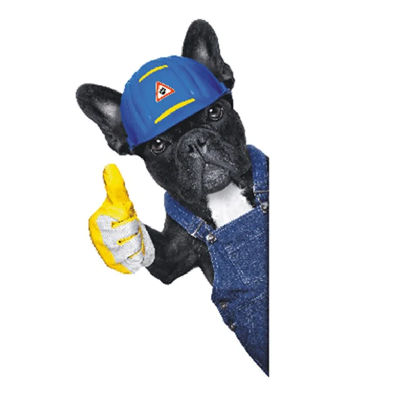 New Cat Dog 3D Wall Sticker Bathroom Toilet Kids Room Decoration Wall Decals Animal Sticker Refrigerator Waterproof Poster