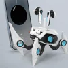 Alien Mecha 5.4 Bluetooth Headset Luminous Low Latency In-ear Wireless Headset Gaming Headset Neck Hanging Fashion