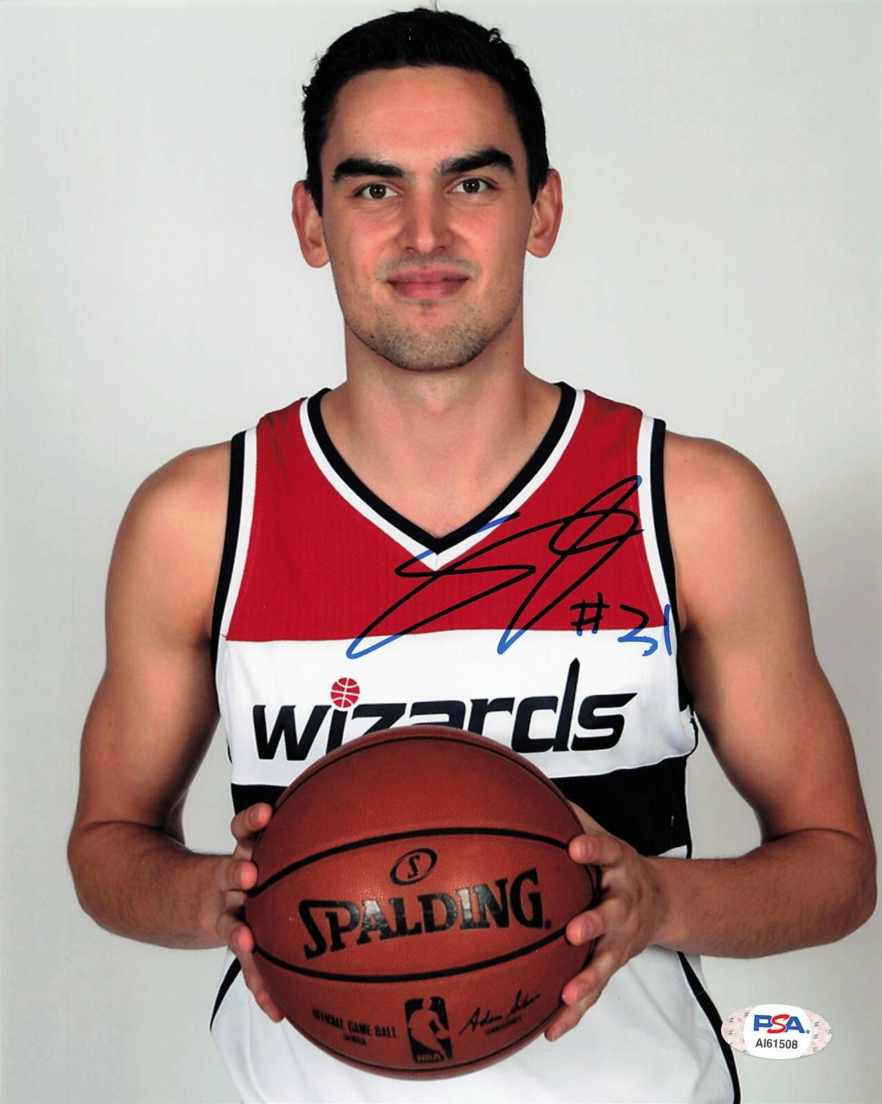 Tomas Satoransky signed 8x10 Photo Poster painting PSA/DNA Washington Wizards Autographed