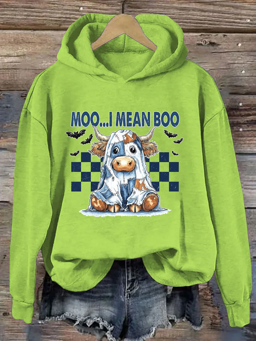 Moo I Mean Boo Hoodie