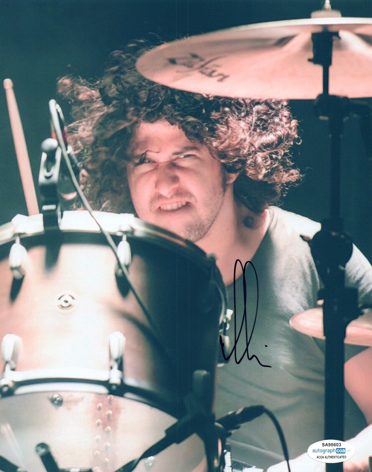 Ilan Rubin Signed Autographed 8x10 Photo Poster painting Nine Inch Nails Drummer ACOA COA