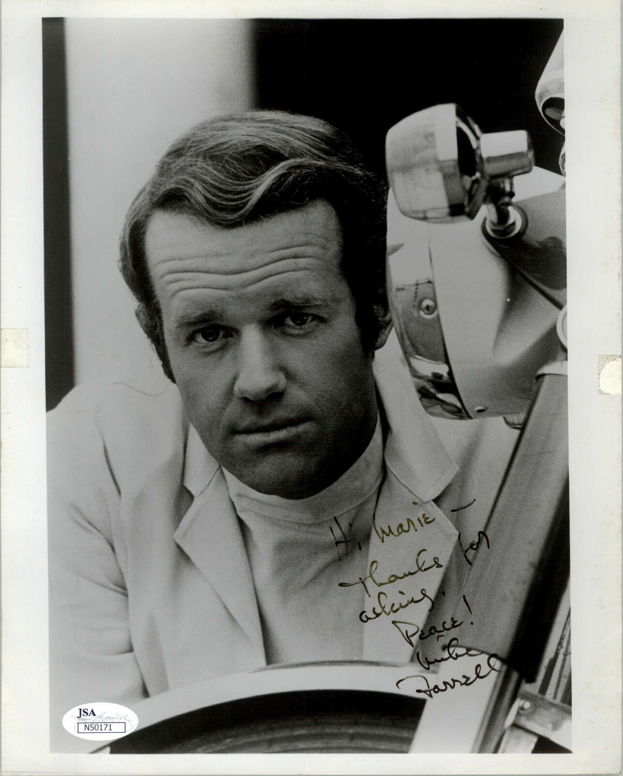 MIKE FARRELL ACTOR, B.J. HONNICUTT