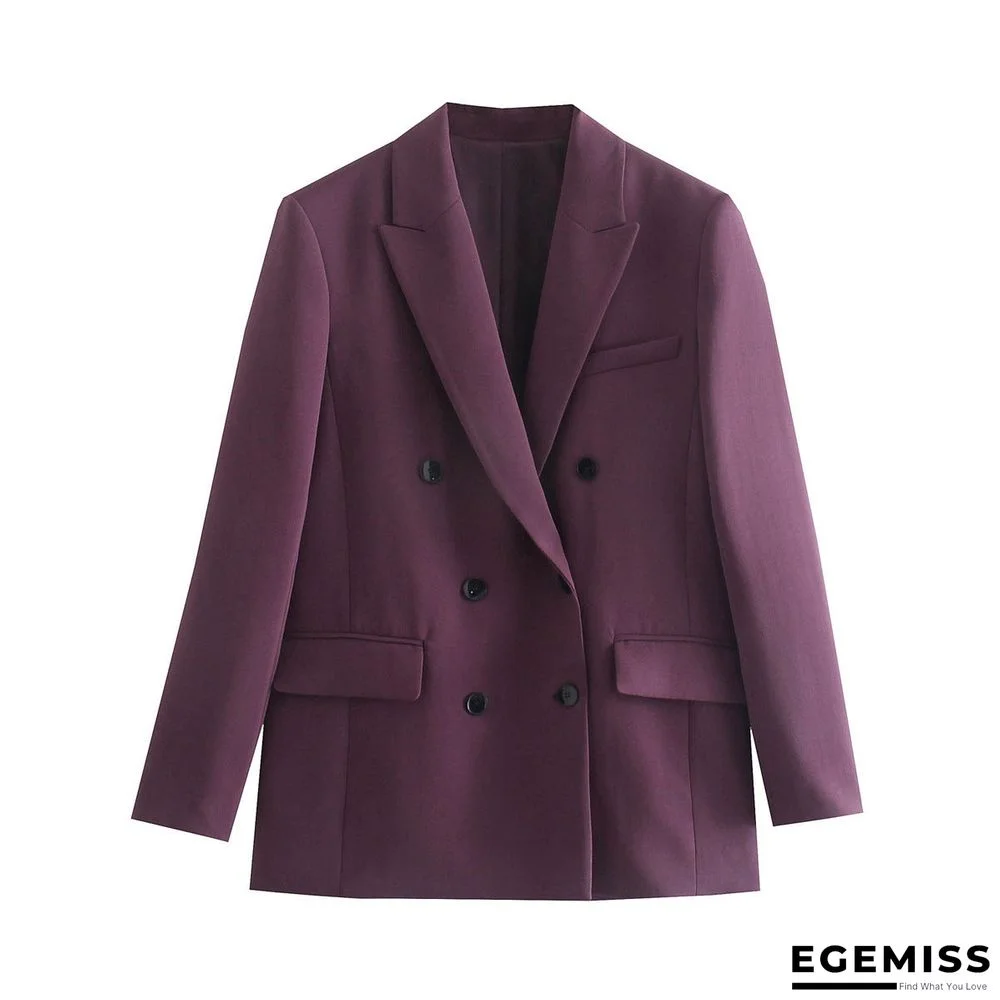 Loose Joker Single-breasted Big Pocket Leisure Suit Coat | EGEMISS