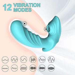 Wearable Butterfly Vibrator with Dual Motors for G-Spot and Clitoral Stimulation – Remote Control and Waterproof