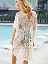 Lace Embroidered See-though Kaftan Cover-up