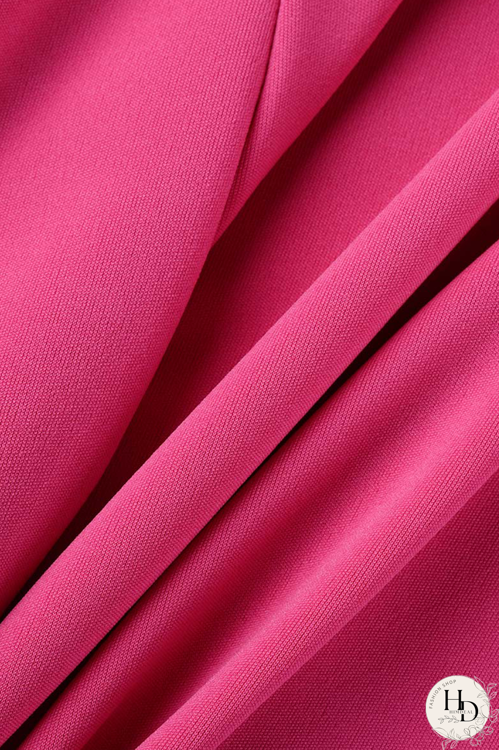 Rose Red Casual Solid Patchwork Halter Sleeveless Two Pieces