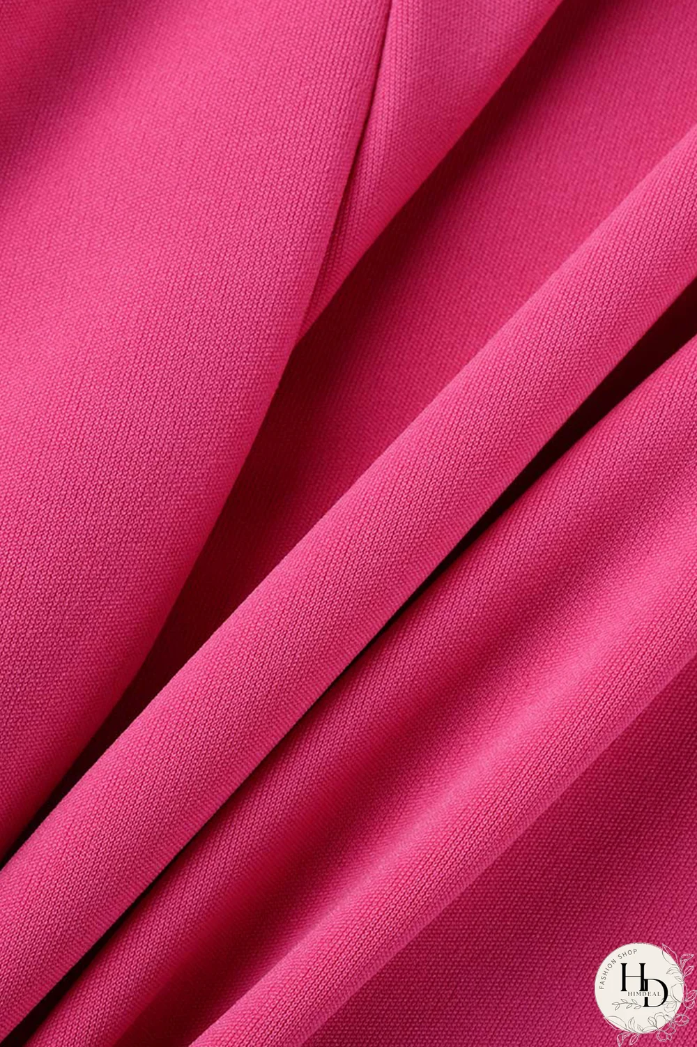 Rose Red Casual Solid Patchwork Halter Sleeveless Two Pieces