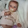 18" Lifelike Reborn Baby Girl Barian Has Realistic Skin Blue Eyes and Brown Hair - RBBI-Myrebornbabydoll&reg; Myrebornbabydoll&reg;