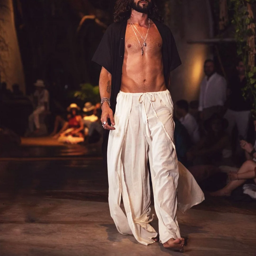 Linen Wide Leg Pants-inspireuse