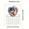 Special Shaped Pray Virgin 5D DIY Diamond Painting Art Magnetic Fridge Calendar