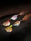 5pcs Metal Spoon Spinner Fishing Lure Fishing Wobblers Hard Bait for Bass Trout