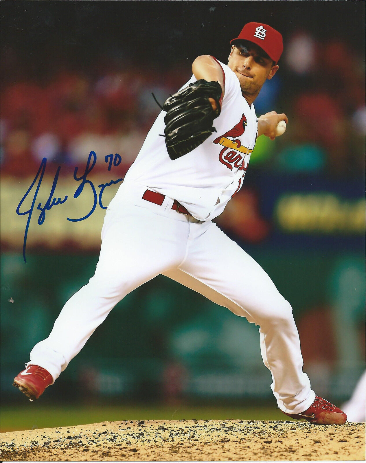 TYLER LYONS signed autographed ST. LOUIS CARDINALS 8x10 Photo Poster painting