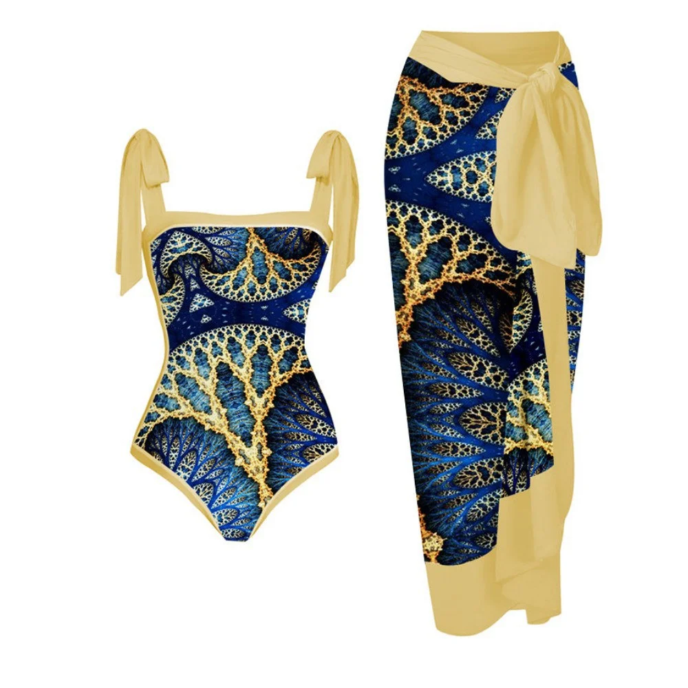 Uveng Uveng One-Piece Bikini Suit Women's Bikini Three-Piece Set