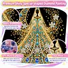 Diamond Painting-DIY Crystal Rhinestone Moon Shining Girl