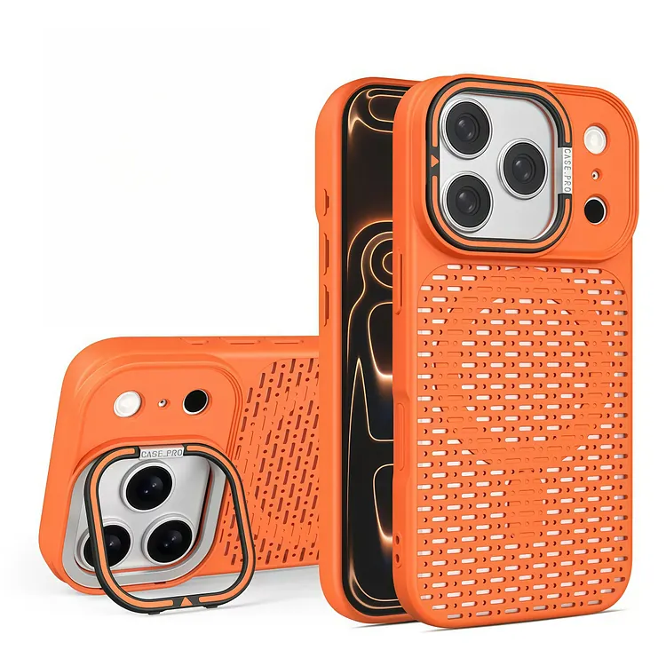 Backplate heat dissipation lens bracket case for iPhone 17 ProMax 