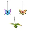LED Solar-Powered Hanging Animal Lights Waterproof Outdoor Solar Hanging Lantern Auto On/Off Creative Small Sculpture Lights for Garden Backyard Balcony Porch Decor