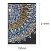 DIY Mandala Special Shaped Diamond Painting 60 Sheets Students A5 Notebook