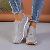 Gioiacombo&trade; Sneaker casual traspiranti con paillettes alla moda da donna