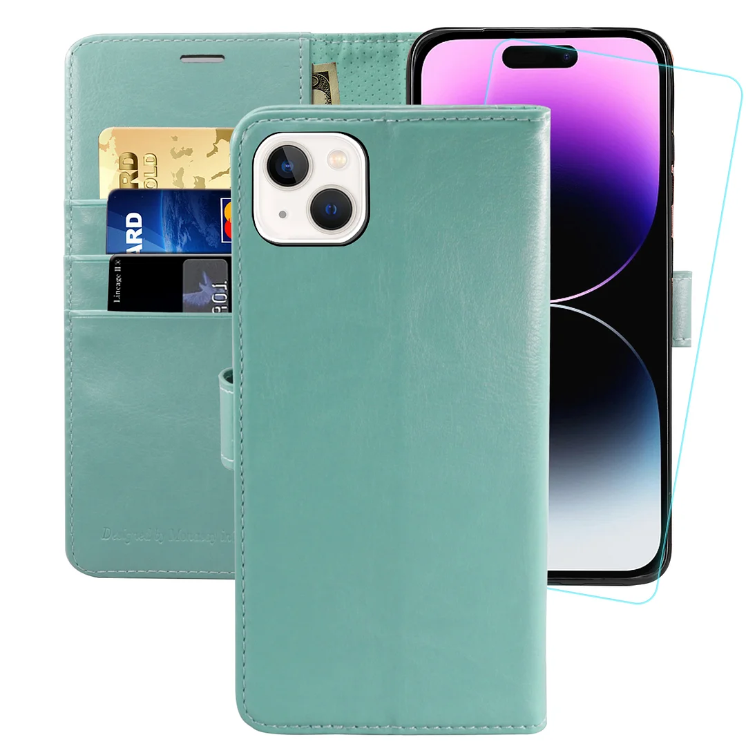 MONASAY Wallet Case for iPhone 15 5G
