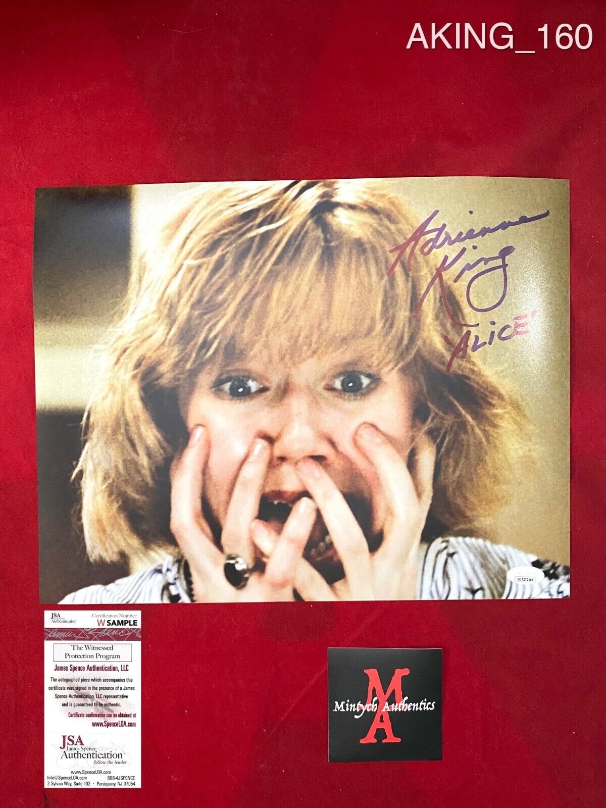 ADRIENNE KING AUTOGRAPHED SIGNED 11x14 Photo Poster painting! FRIDAY THE 13TH! JSA COA! ALICE!