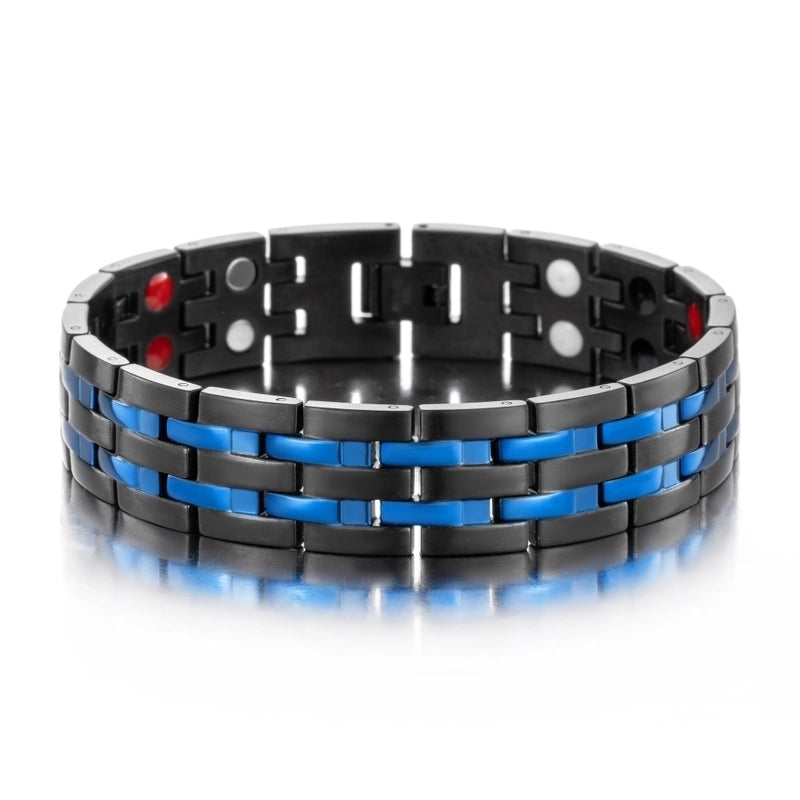 Minimalist Color Block Titanium Steel Plating Bracelets