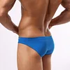Men's Nylon Solid Contour Pouch Bikini Briefs