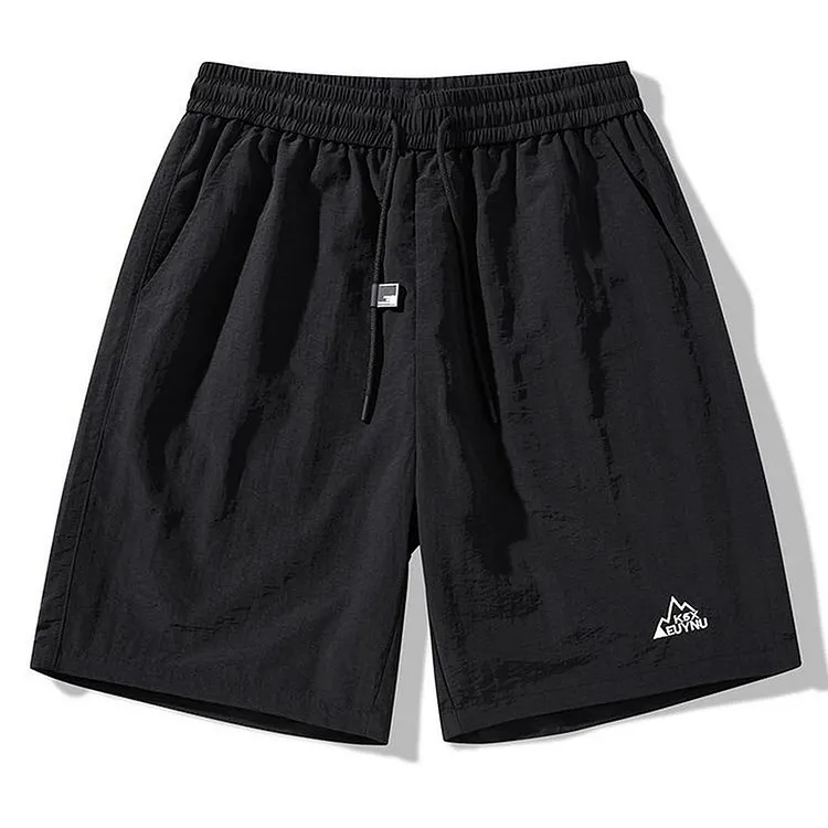 Quick Dry Streetwear Shorts for Men's Casual Spring and Summer Wear