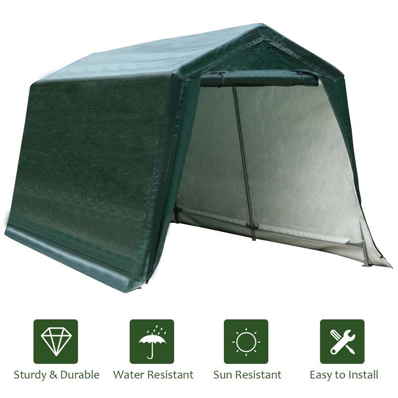 Eletriclife 8 x 14 Feet Patio Car Tent Carport Storage Shelter Shed Canopy