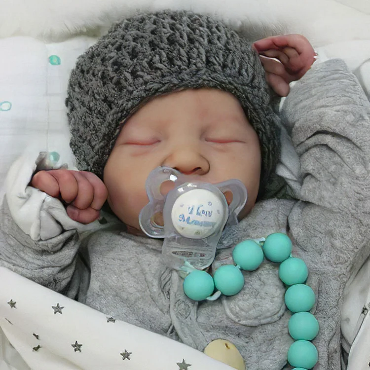 [2024 Special!] Real Newborn Reborn Baby Boy Realistic 12'' Eyes Closed Reborn Baby Doll Named Jensen