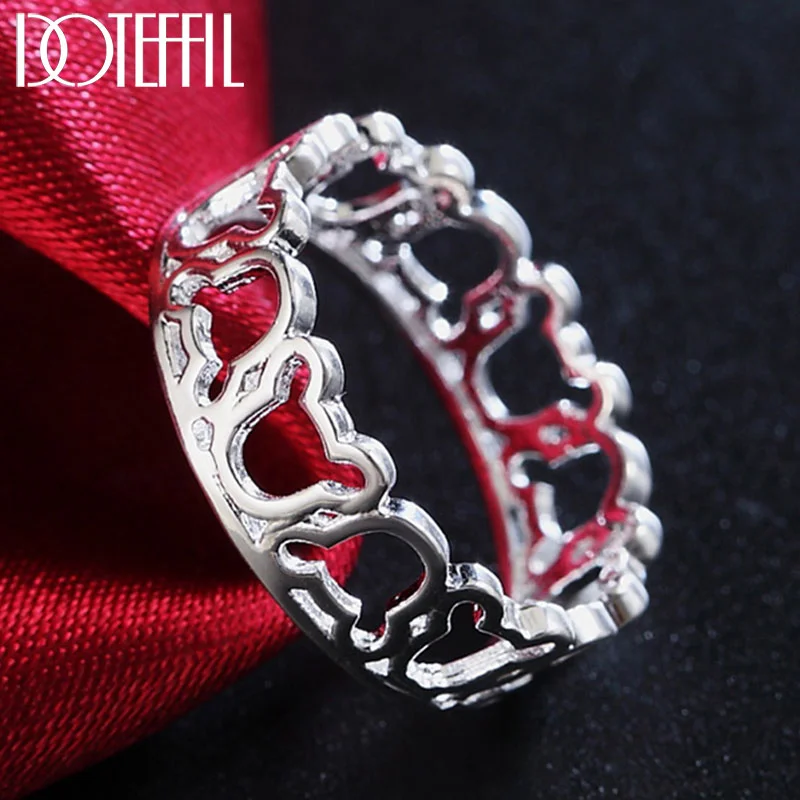 DOTEFFIL 925 Sterling Silver Animal Zodiac Ring For Women Jewelry