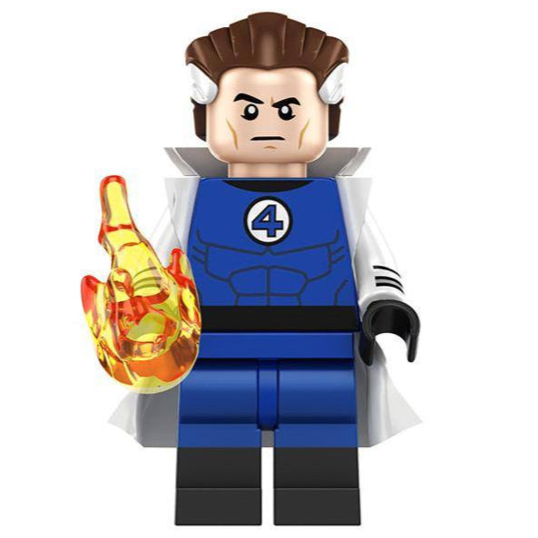 Mr Fantastic (F4) Custom Marvel Superhero Minifigure Minifigure Bricks monstertoys