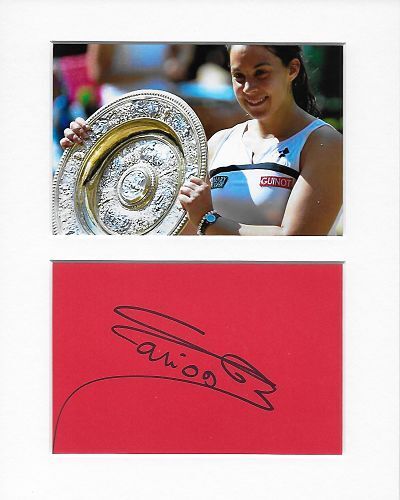 Tennis Marion Bartoli genuine authentic autograph signature and Photo Poster painting AFTAL COA