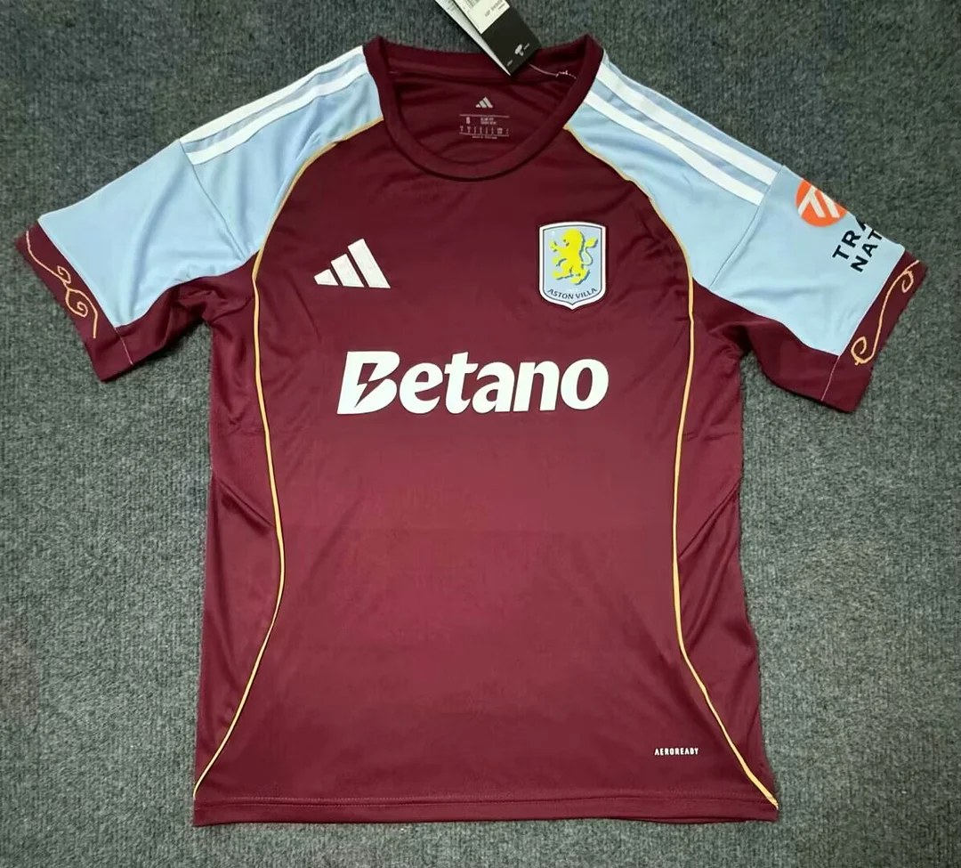 25/26 Aston Villa Home Football Shirt 1:1 quality