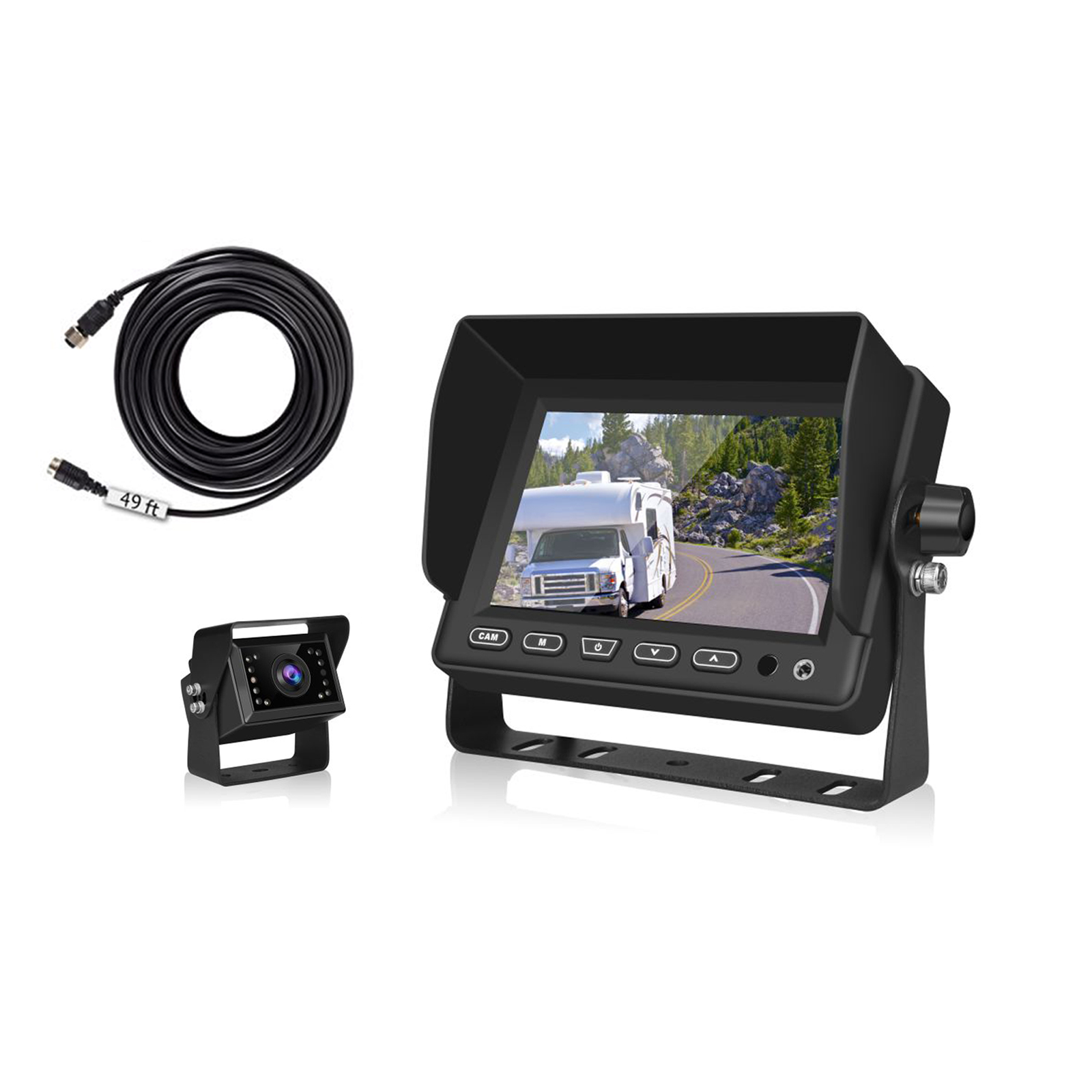 VECLESUS V5M 5 Inch Wired Rear View Camera System