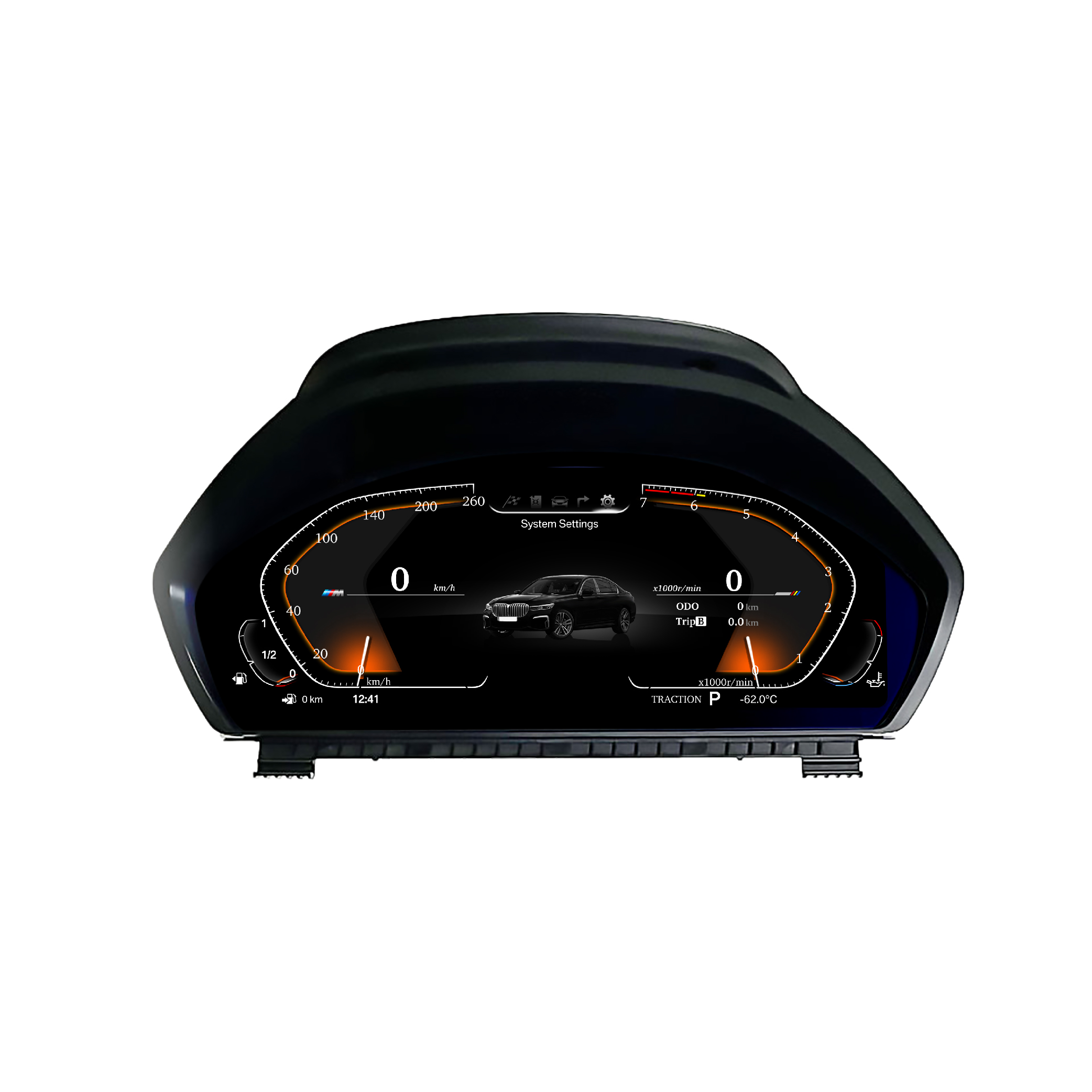 KOASON 12.3 inch  Digital LCD Dashboard Cluster For BMW 3 Series 4 Series F30 F31 F32 F33 F34 F36 F80 F82 F83 F84 2006-2012  2013-2019