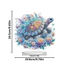 (US Local)Acrylic Special Shape Turtle Diamond Painting Desktop Ornaments for Beginners
