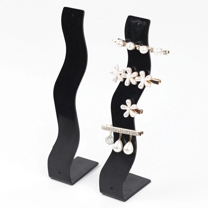 3 Pieces Novelty Waves Plastic Jewelry Rack