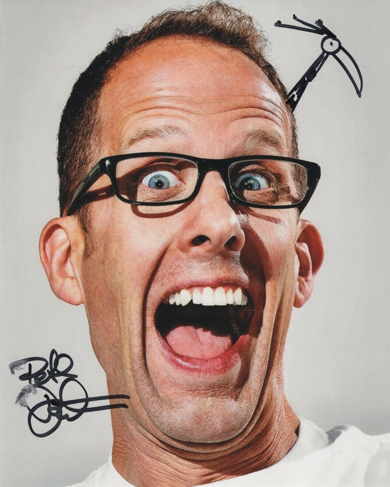 PETE DOCTER SIGNED AUTOGRAPH DISNEY PIXAR ANIMATOR 8X10 Photo Poster painting